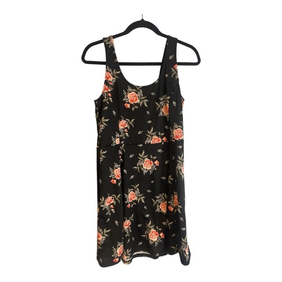 H & M Floral Black Dress - Picture 4 of 6